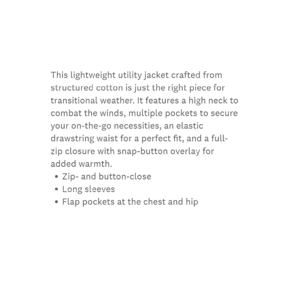 NWT Lucky Brand Utility Jacket - Picture 4 of 4